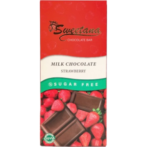 Sweetana Strawbery Milk Chocolate Bar 90gm