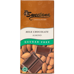 Sweetana Almond Milk Chocolate Bar 90gm