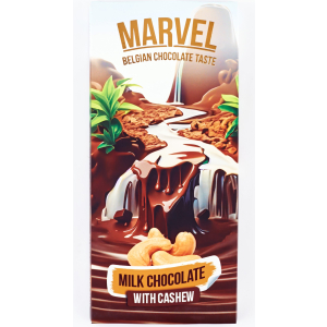 Marvel Milk chocolate with cashew 90 gm